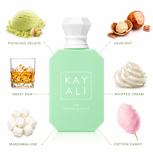 KAYALI Yum Pistachio Gelato 33 EDP 3.4 oz – Sweet Gourmand Perfume for Women