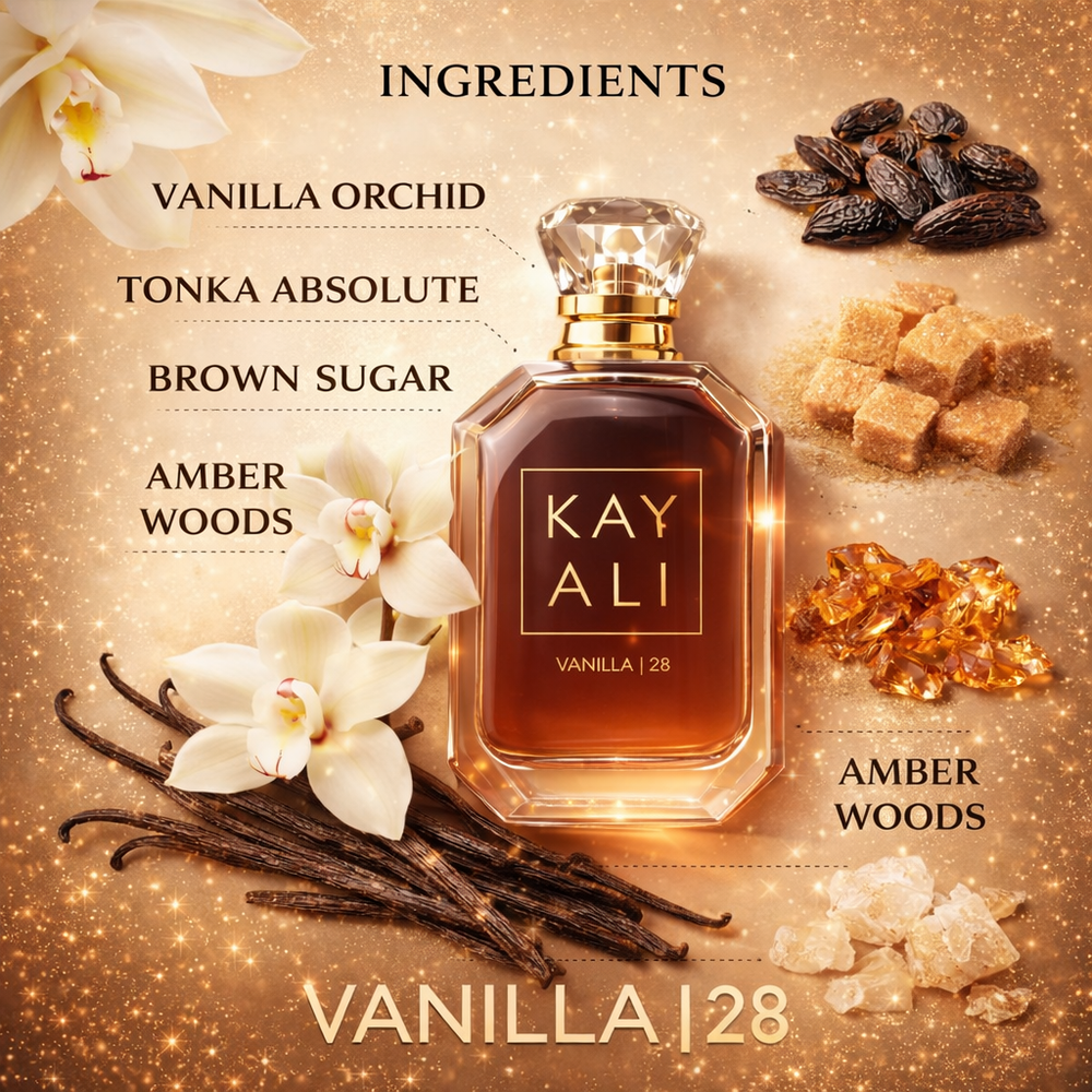 KAYALI Vanilla 28 EDP  3.4 oz – Sweet Gourmand Perfume for Women