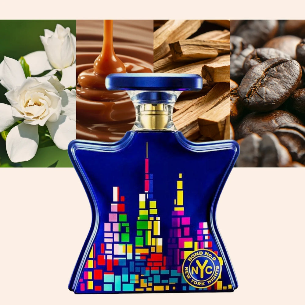 New York Nights with notes collage