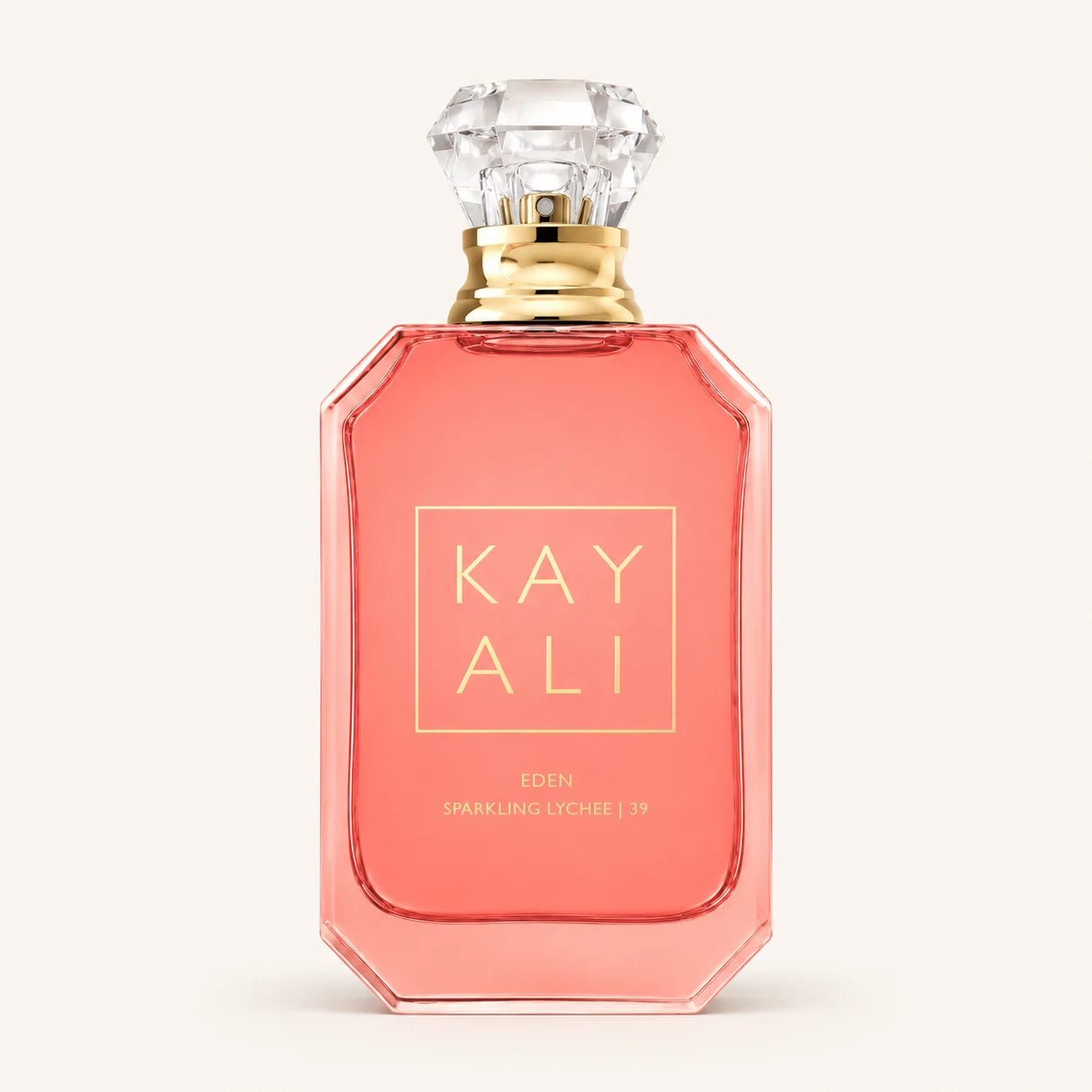 KAYALI Eden Sparkling Lychee 39 EDP bottle on ivory background