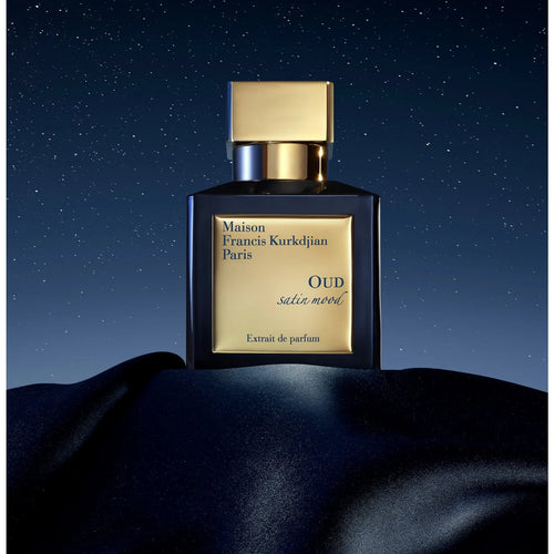 Oud Satin Mood Extrait on dark satin